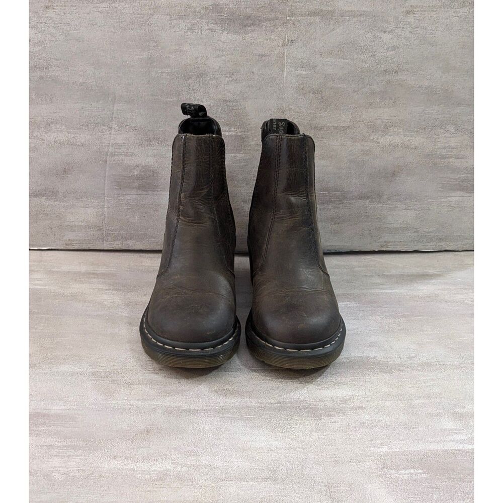 Distressed Brown Leather Boots Dr. Martens Cadence Chelsea sz. 7 - Picture 5 of 8